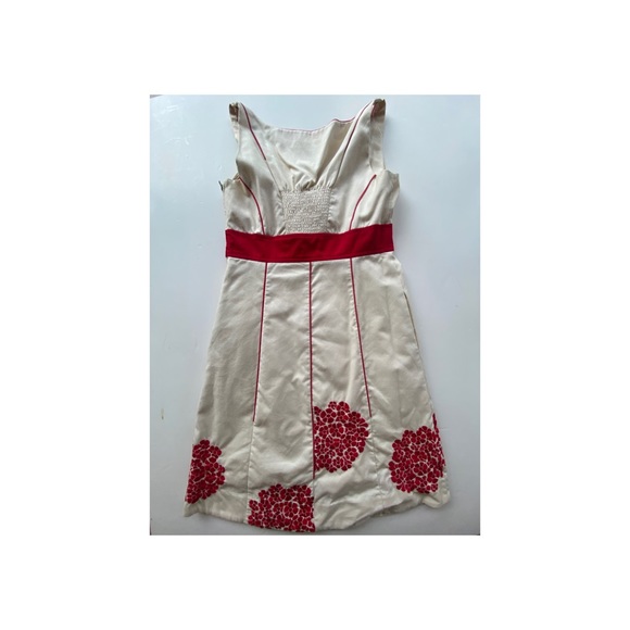Floreat | Cream Embroidered Dress - Picture 4 of 6